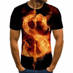 Flame 3D T-shirt 3D