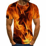 Flame 3D T-shirt 3D