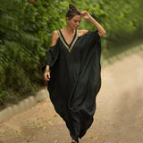 Leaf Print Bikini Beach Cover Up