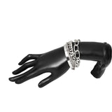 4 Piece Cuban Chain Bracelet And Bangle Set