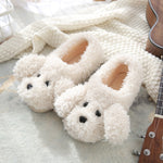Cute Lucky Dog Anime Home Slippers Women