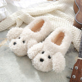 Cute Lucky Dog Anime Home Slippers Women