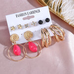 Multi Color Tassel Earrings