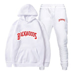 Men's Set Fleece Hoodie Pant Thick Warm Tracksuit Sportswear Hooded Track