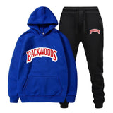 Men's Set Fleece Hoodie Pant Thick Warm Tracksuit Sportswear Hooded Track