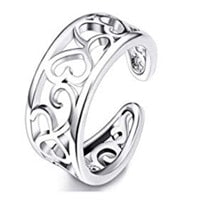 Summer Beach Vacation Knuckle Foot Adjustable Open Toe & Finger Ring Sets