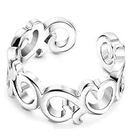 Summer Beach Vacation Knuckle Foot Adjustable Open Toe & Finger Ring Sets