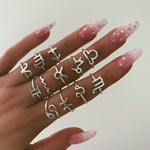 Style Vintage Rings Set For Women Boho Moon Star Knuckle Finger Rings