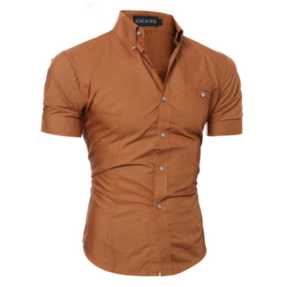 Stylish Business Short Sleeve Shirt