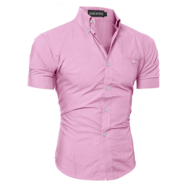 Stylish Business Short Sleeve Shirt