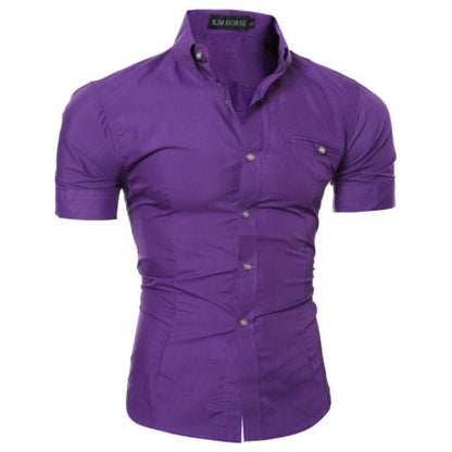Stylish Business Short Sleeve Shirt