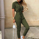 Short Sleeve Overall Rompers