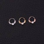Hypoallergenic Women & Men's Stainless Steel Fake Nose Ring Helix Cartilag