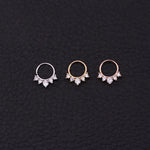 Hypoallergenic Women & Men's Stainless Steel Fake Nose Ring Helix Cartilag