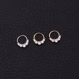 Hypoallergenic Women & Men's Stainless Steel Fake Nose Ring Helix Cartilag