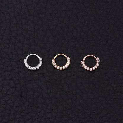 Hypoallergenic Women & Men's Stainless Steel Fake Nose Ring Helix Cartilag