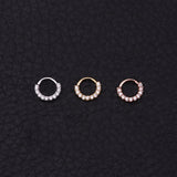 Hypoallergenic Women & Men's Stainless Steel Fake Nose Ring Helix Cartilag