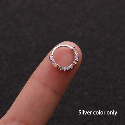 Hypoallergenic Women & Men's Stainless Steel Fake Nose Ring Helix Cartilag