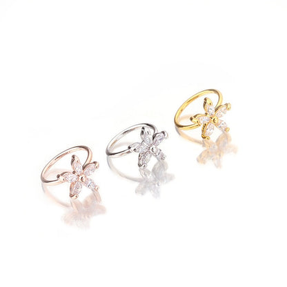 Hypoallergenic Women & Men's Stainless Steel Fake Nose Ring Helix Cartilag