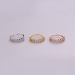Hypoallergenic Women & Men's Stainless Steel Fake Nose Ring Helix Cartilag
