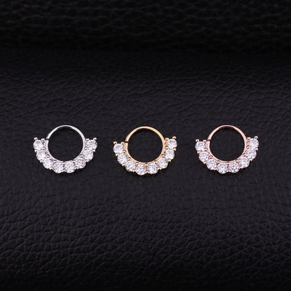 Hypoallergenic Women & Men's Stainless Steel Fake Nose Ring Helix Cartilag