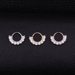Hypoallergenic Women & Men's Stainless Steel Fake Nose Ring Helix Cartilag