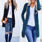 Elegant Long Cardigan Sweater