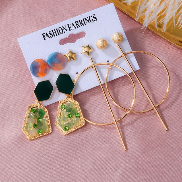 Multi Color Tassel Earrings
