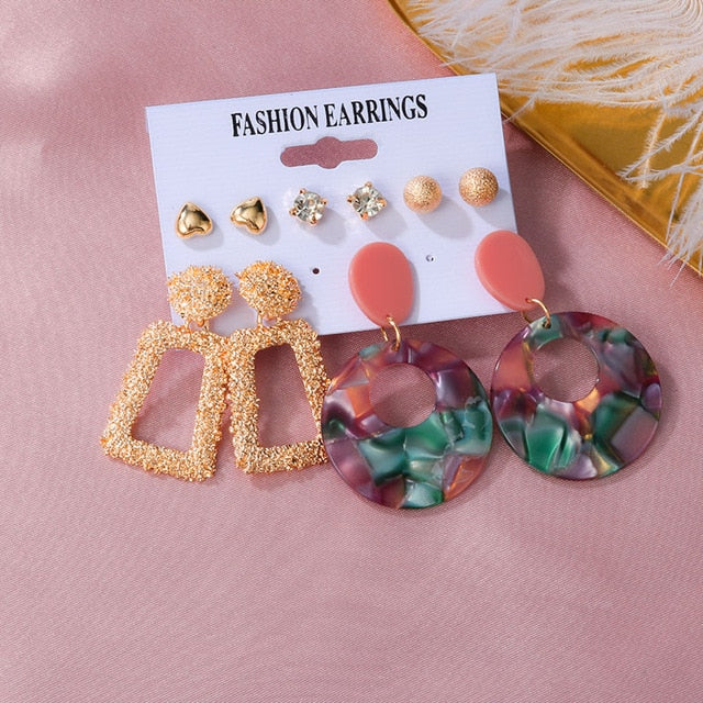 Multi Color Tassel Earrings