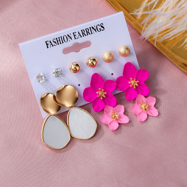 Multi Color Tassel Earrings