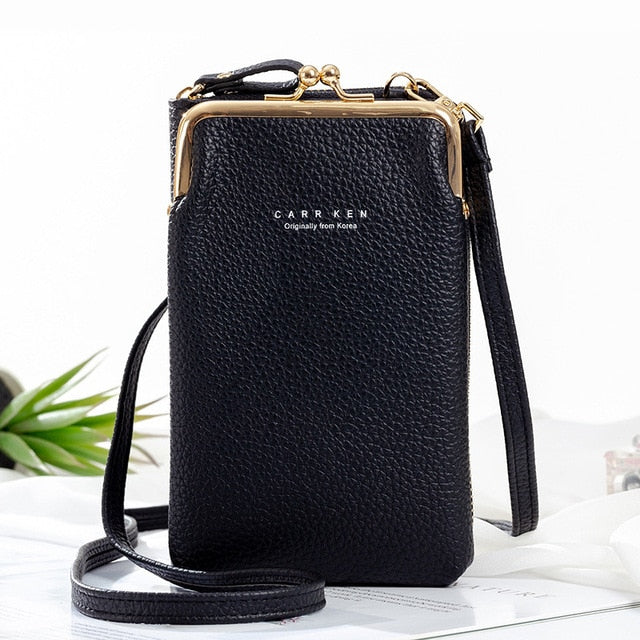 Clutch Solid Color Crossbody Purse