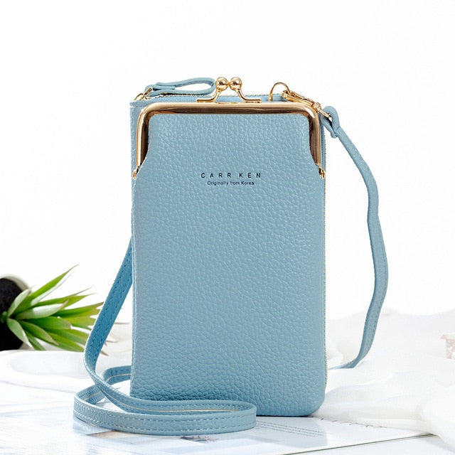 Clutch Solid Color Crossbody Purse