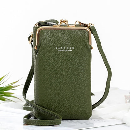 Clutch Solid Color Crossbody Purse
