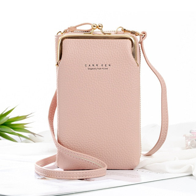Clutch Solid Color Crossbody Purse