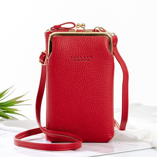 Clutch Solid Color Crossbody Purse