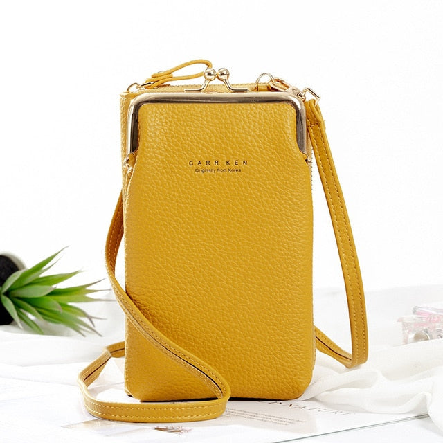 Clutch Solid Color Crossbody Purse