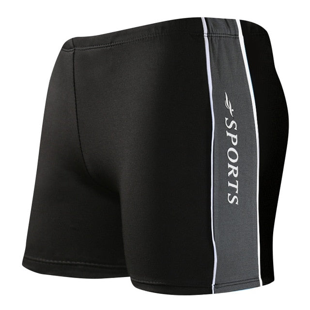 Men's Boxer Swimsuit Trunks