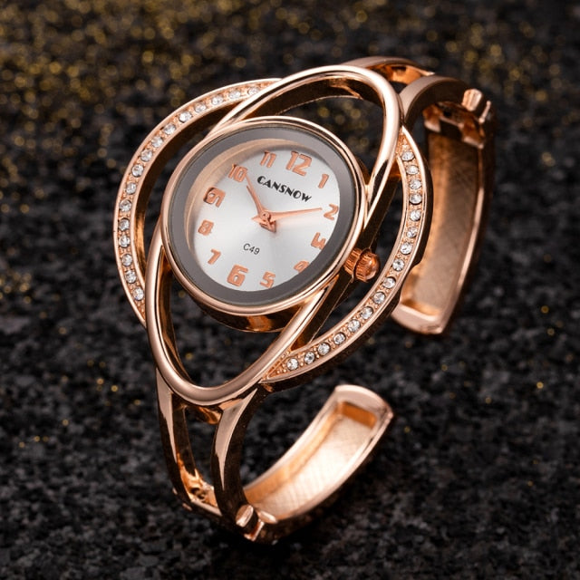 Crystal Small Dial Bracelet Watch