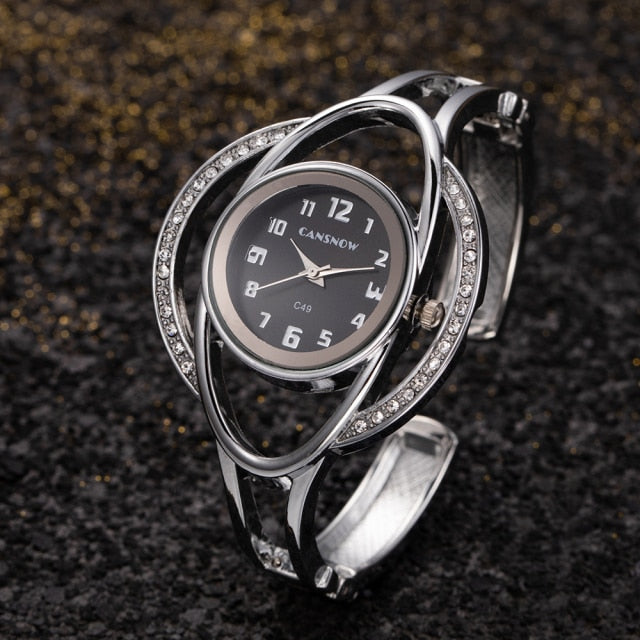 Crystal Small Dial Bracelet Watch