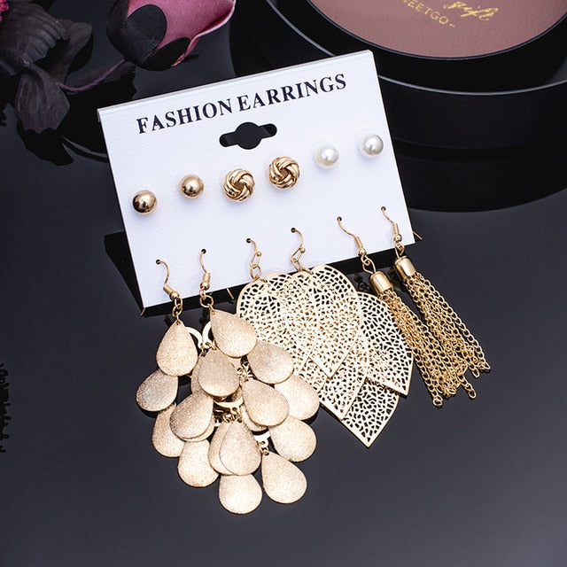 Vintage Fashion Earring Set