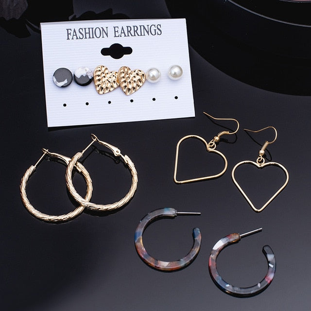 Vintage Fashion Earring Set