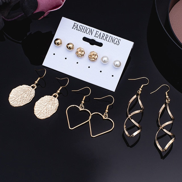 Vintage Fashion Earring Set