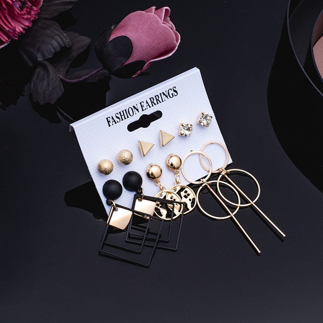 Vintage Fashion Earring Set
