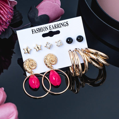 Vintage Fashion Earring Set