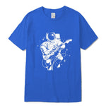 Astronaut Guitar Print T-Shirt