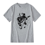 Astronaut Guitar Print T-Shirt