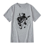 Astronaut Guitar Print T-Shirt