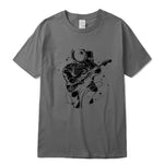 Astronaut Guitar Print T-Shirt