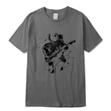 Astronaut Guitar Print T-Shirt