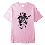 Astronaut Guitar Print T-Shirt